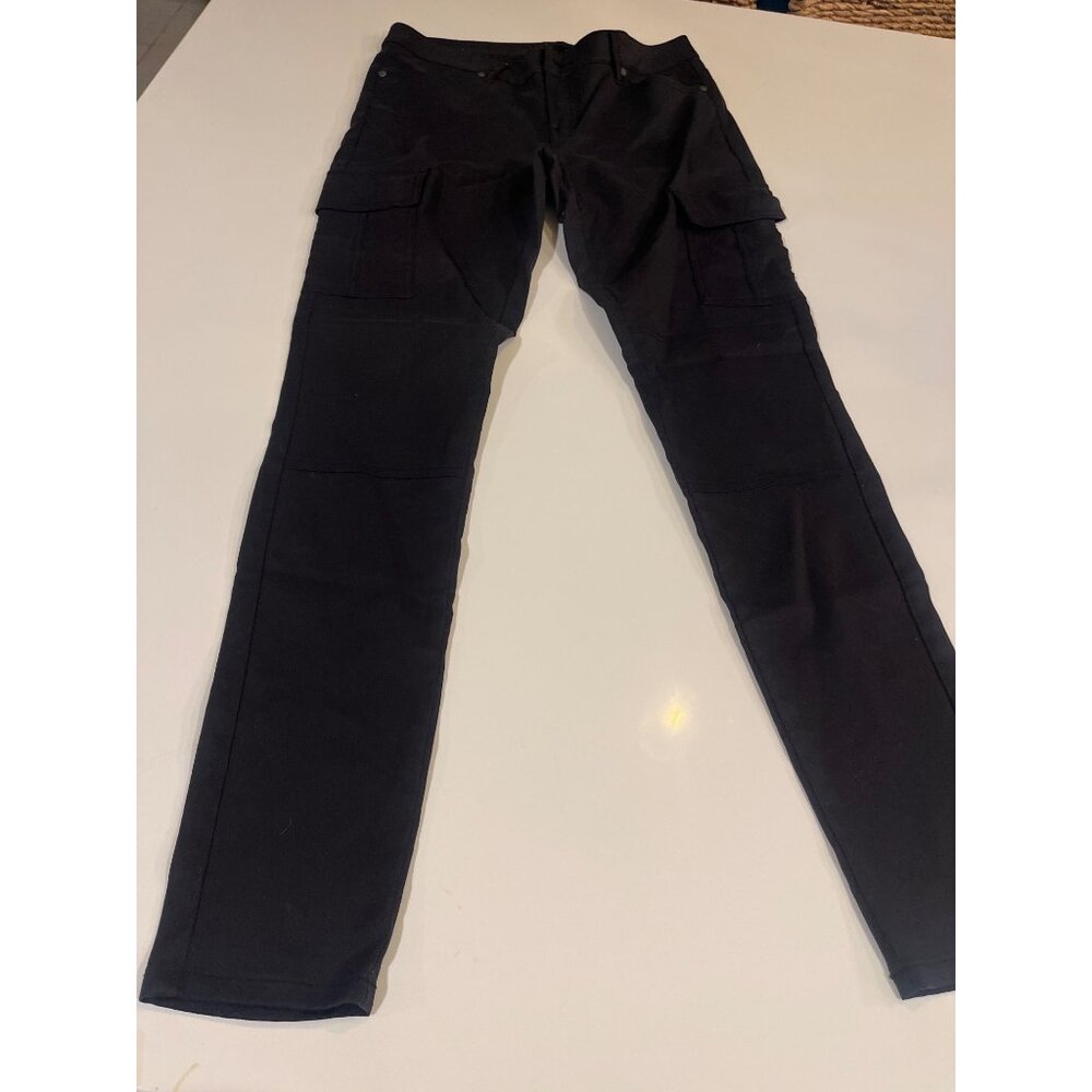 PrAna Womens Black Cargo Pants Size 8 With Pockets Comfortable & Stylish Casual